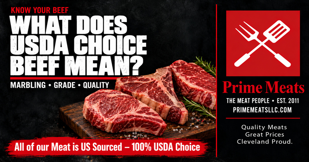 What Does USDA CHOICE Beef Mean?